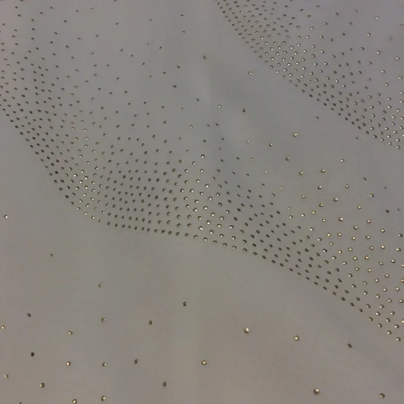 BCBG Whisper White/Golden Dress sz L - Picture 7 of 14